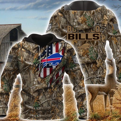 02-Buffalo Bills Hoodie Realtree Camo