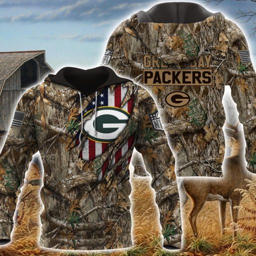 03-Green Bay Packers Hoodie Realtree Camo