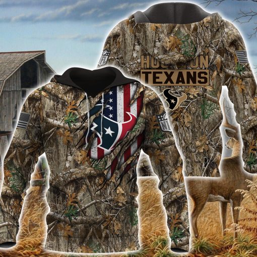 23-Houston Texans, Hoodie,… Realtree Camo