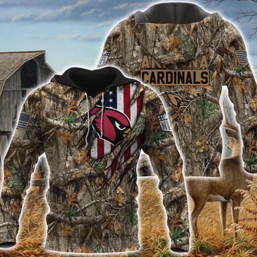 28-Arizona Cardinals Hoodie Realtree Camo