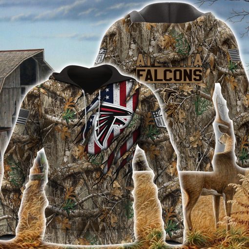 29-Atlanta Falcons Hoodie Realtree Camo