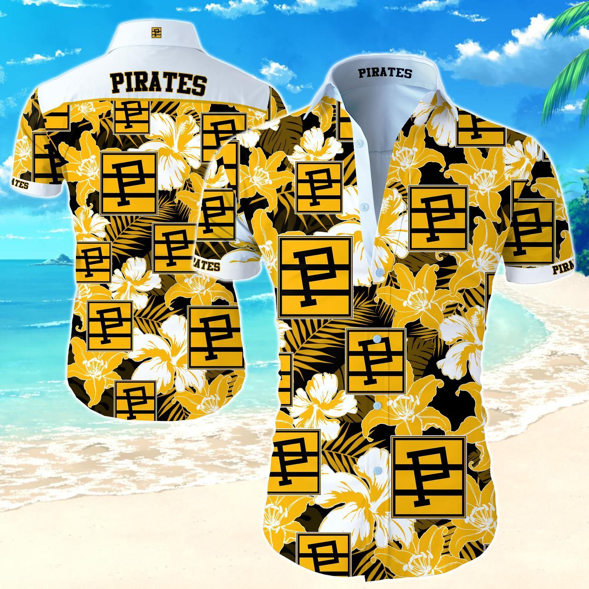 Beach Shirt Pittsburgh Pirates Hawaiian Shirt