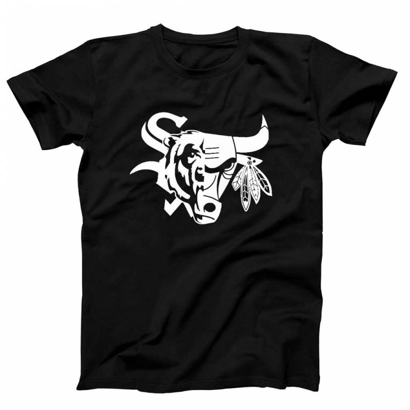 Chicago Bulls Bears White Sox T-Shirt