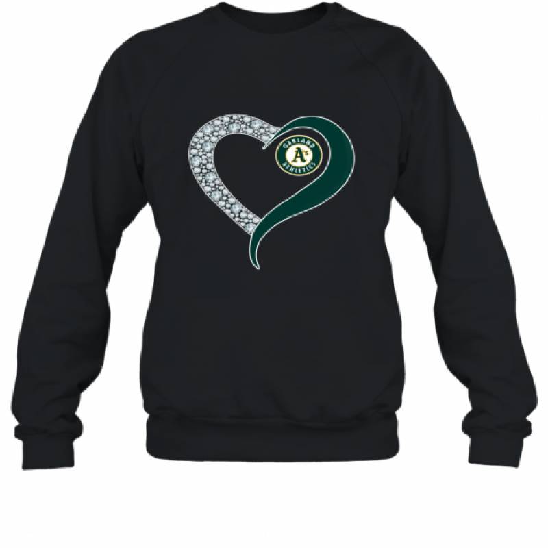 Diamond Oakland Athletics Heart shirt Sweatshirt