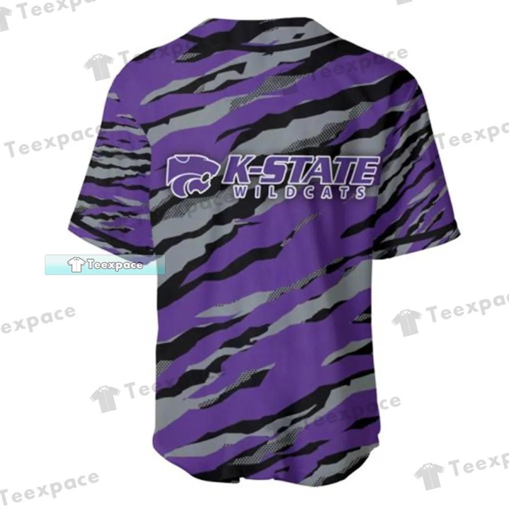 Kansas State Wildcats Camoflage Baseball Jersey