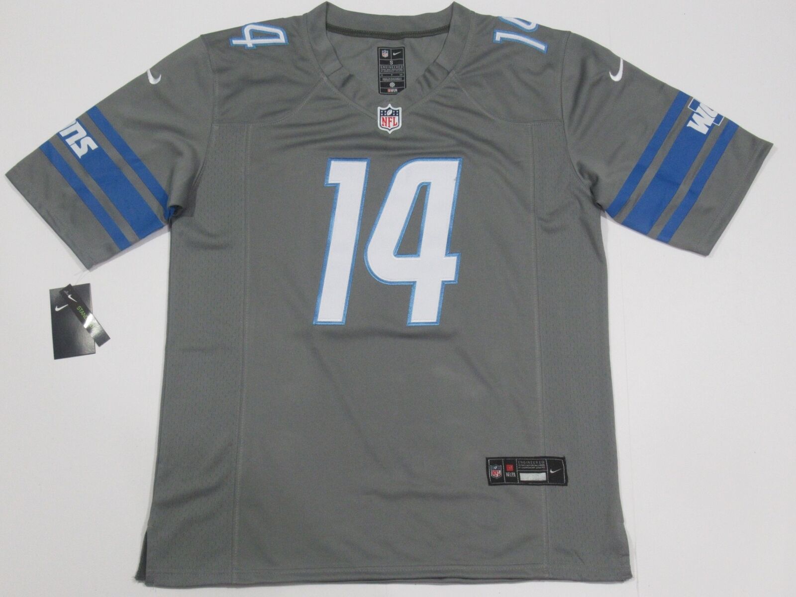 Detroit Lions Amon-Ra St. Brown Steel Jersey Color Rush Game - Youth photo review